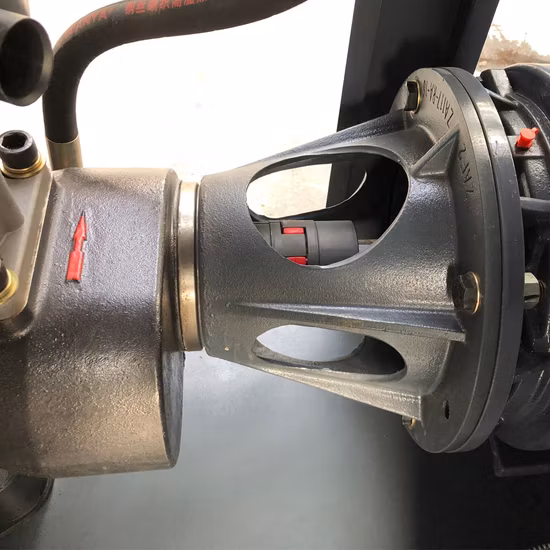 Bester Preis Einzelschraubentyp Industrieöleingespritzter Luftkompressor Baosi-Luftende 7,5 kW